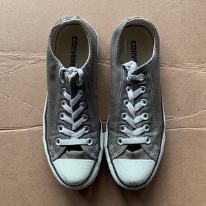 Grey Low Top Converse
